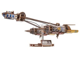 Ugears 3D dřevěná mechanická skládačka Star Wars Závodní kluzák Anakin Skywalker